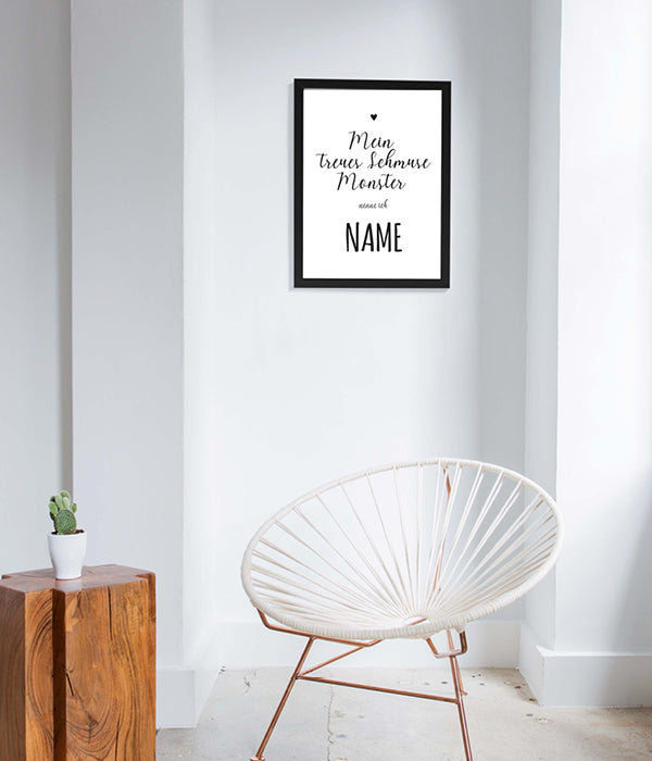 Poster in the frame - personalized